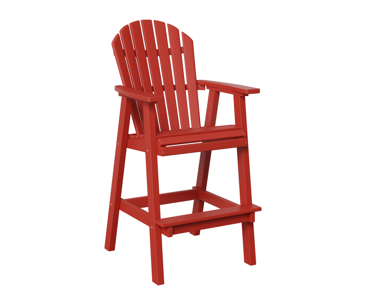 Berlin Gardens Comfo Back 30" XT Chair in Scarlet Red