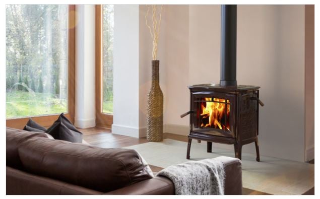 Hearthstone Craftsbury TruHybrid Enamel Cast Iron Wood Stove