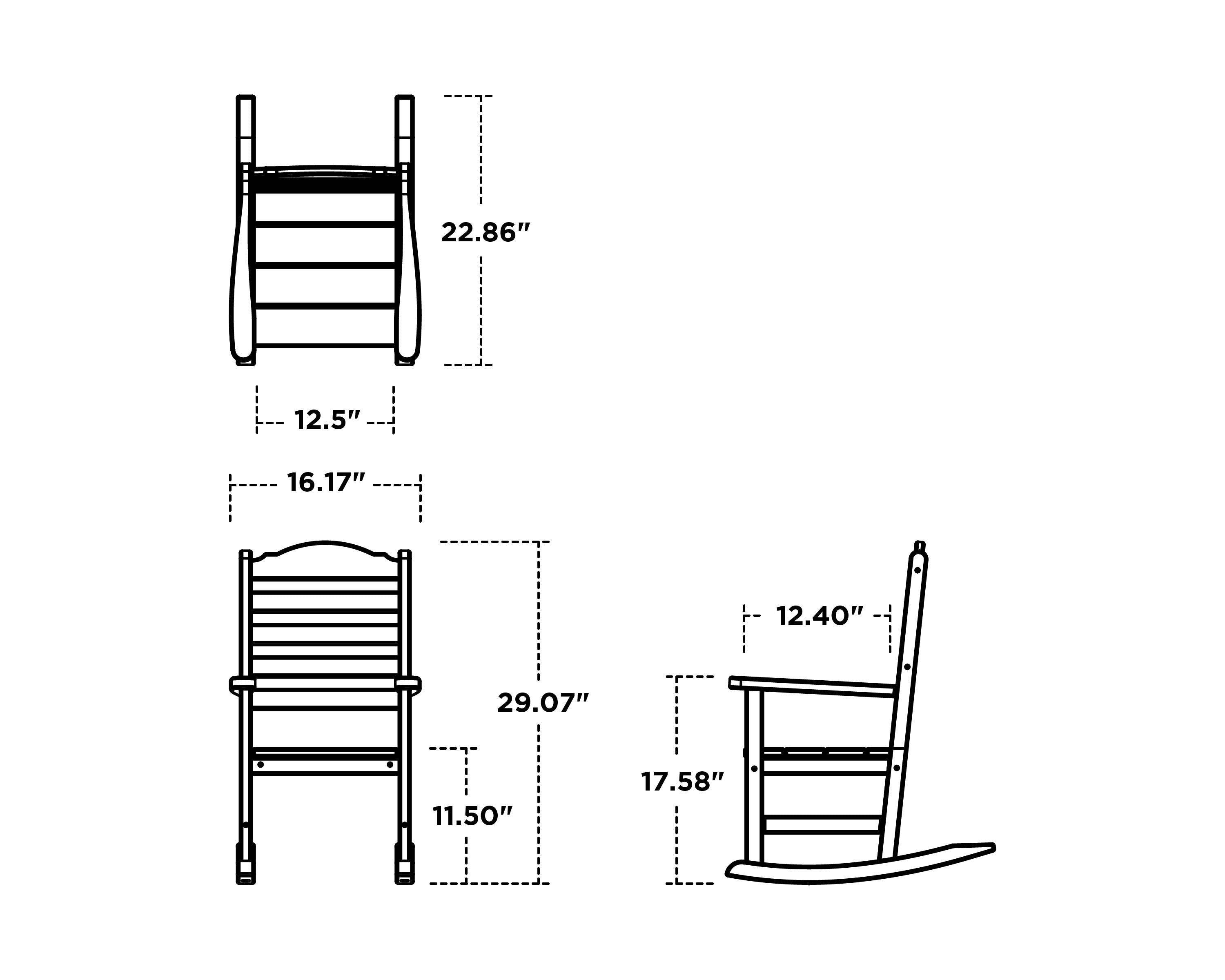 POLYWOOD Savannah Kids Rocking Chair