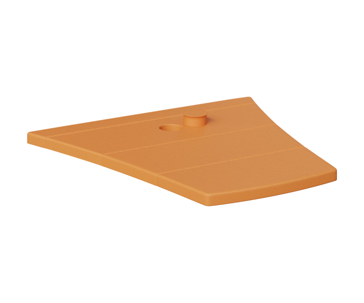Berlin Gardens Dining/Bar Chair Tete-a-Tete in Mango Orange