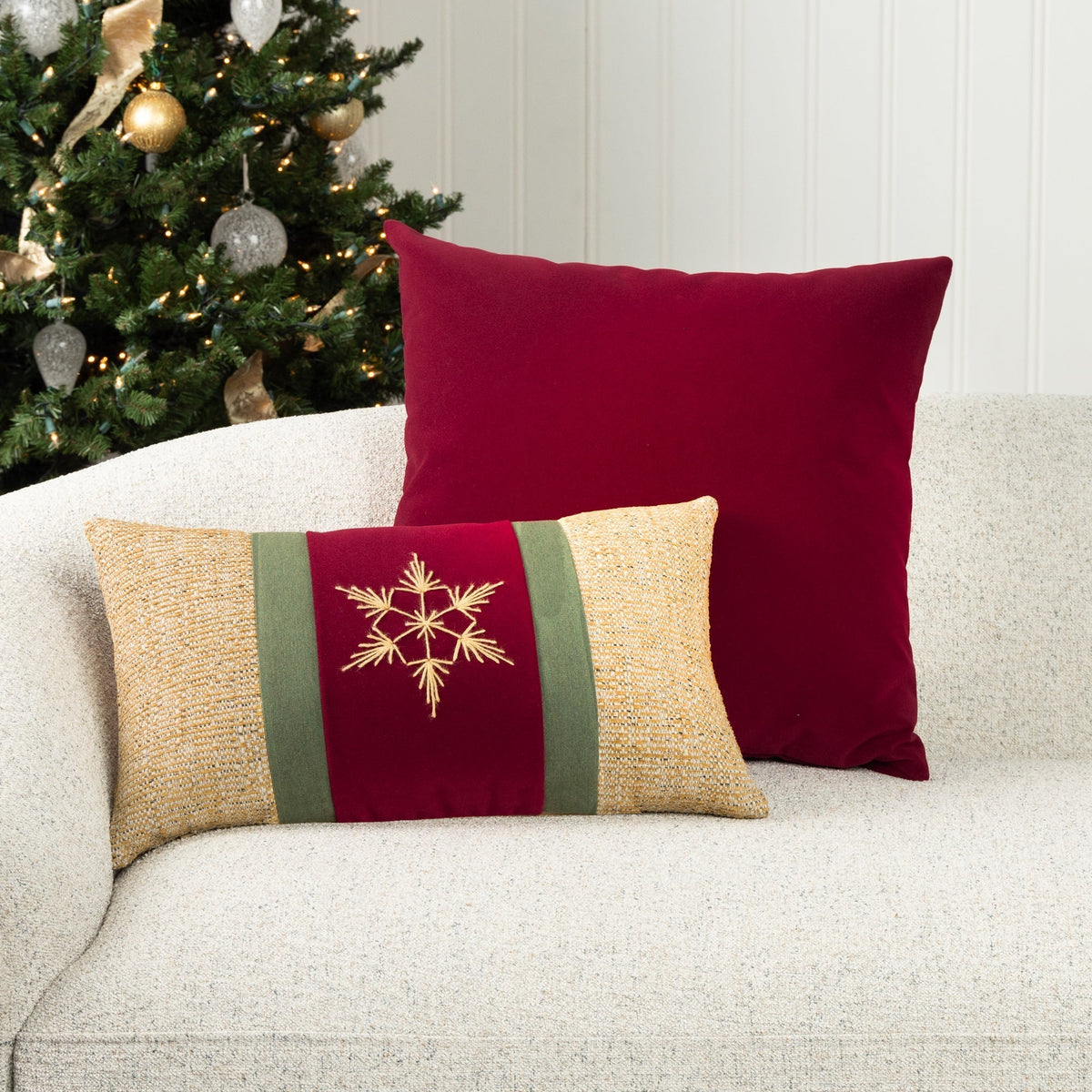 Elaine Smith Lush Velvet Lipstick Outdoor Pillow