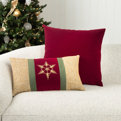 Elaine Smith Lush Velvet Lipstick Outdoor Pillow