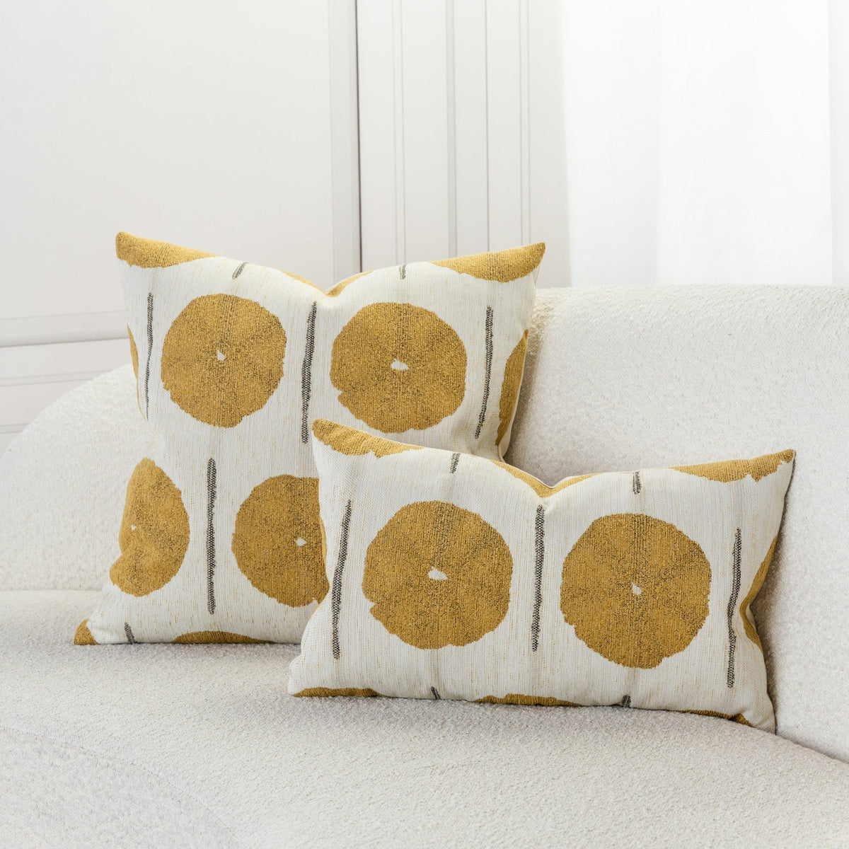 Elaine Smith Solstice Gold outdoor pillow, gold - view 4