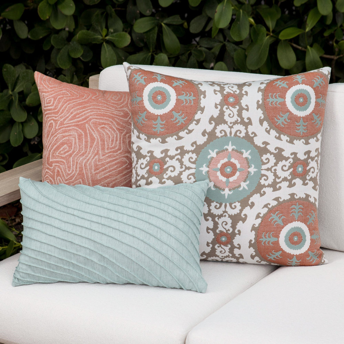 Elaine Smith Tidal Glacier Outdoor Pillow