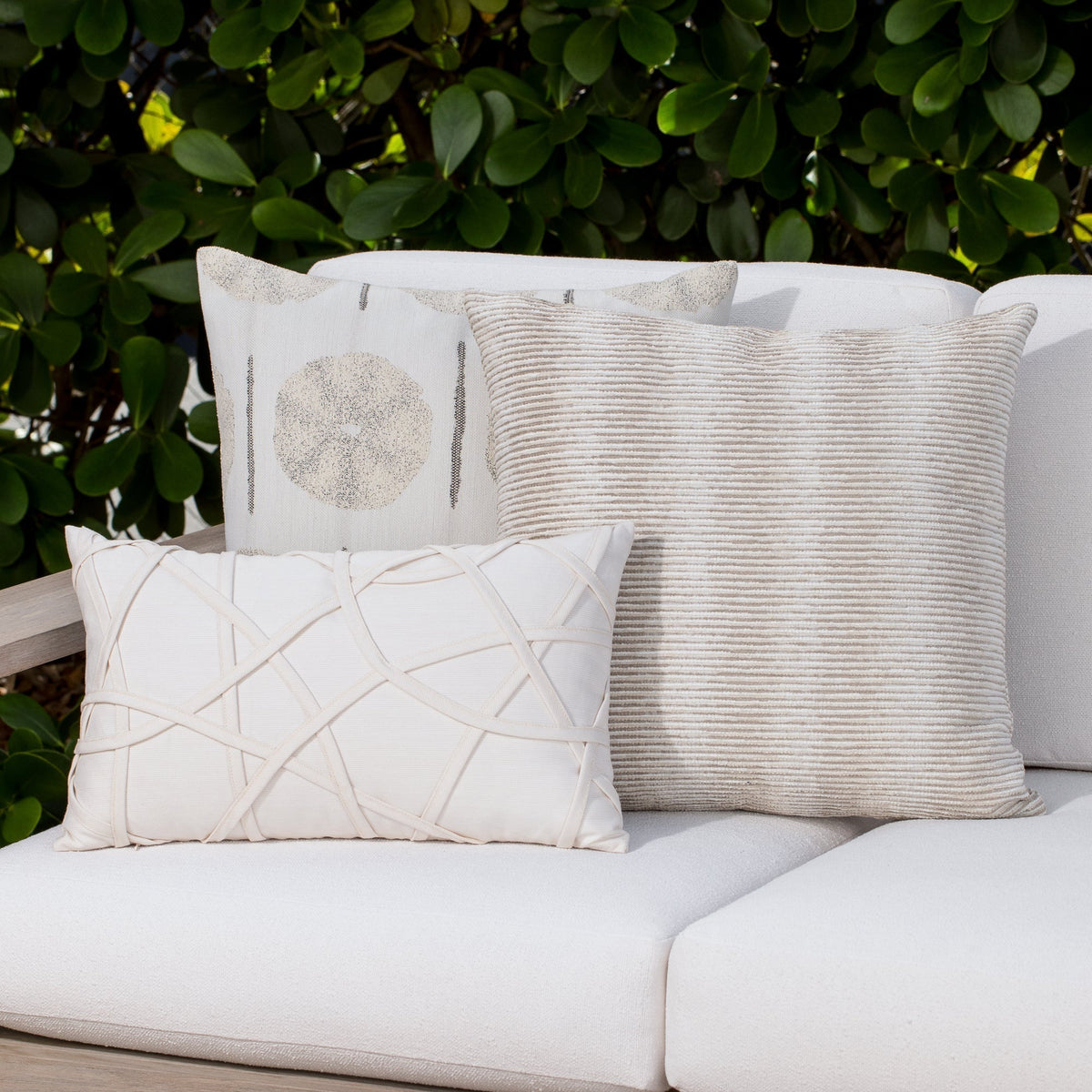 Elaine Smith Progress Sand Outdoor Pillow