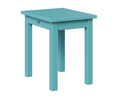 Berlin Gardens HDPE End Table in Aruba Blue