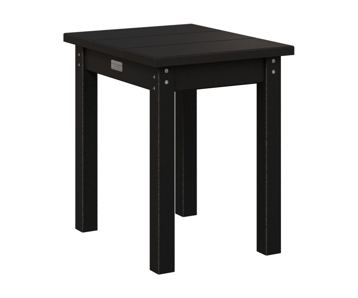Berlin Gardens HDPE End Table in Black