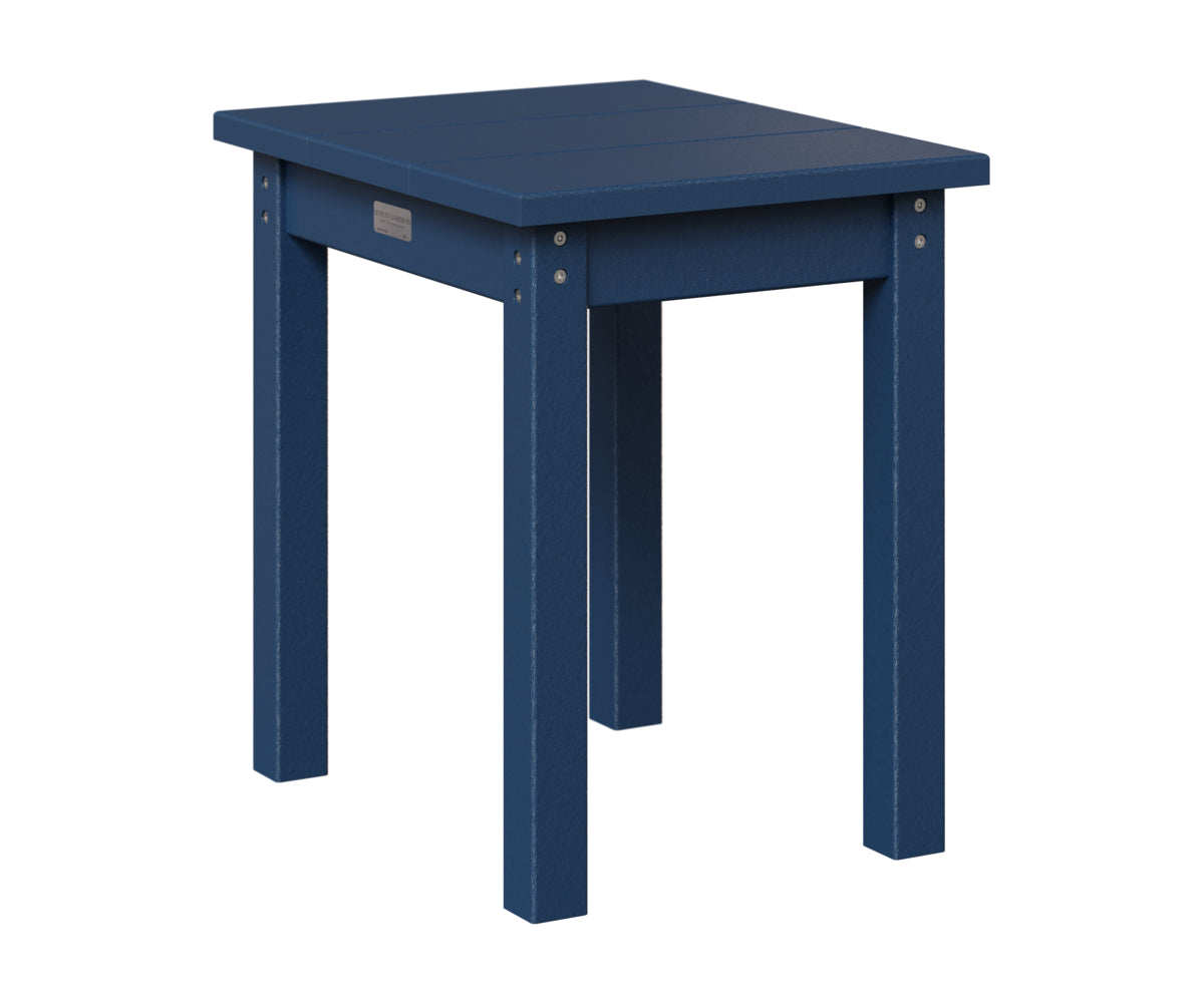 Berlin Gardens HDPE End Table in Navy Blue