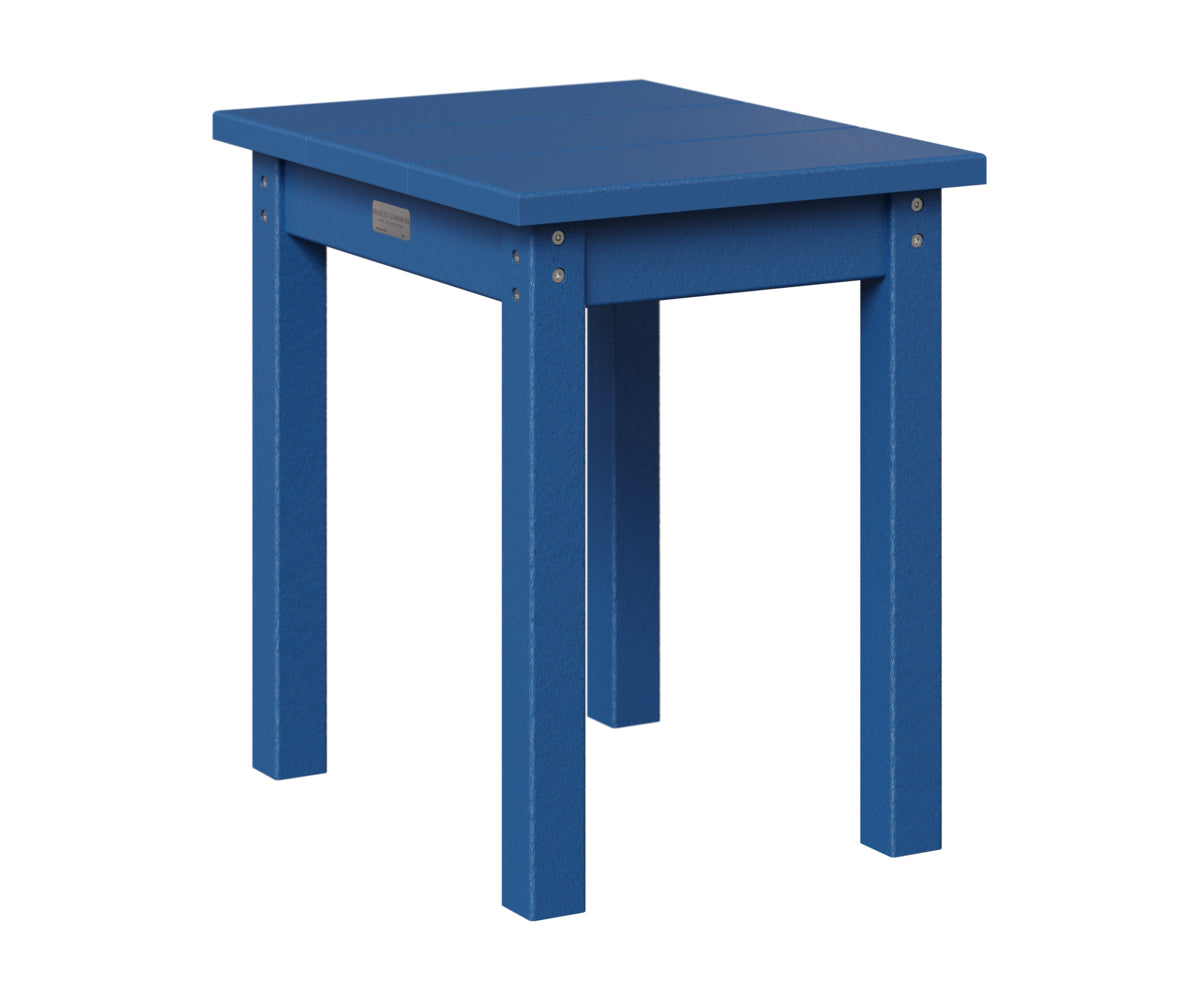 Berlin Gardens HDPE End Table in Pacific Blue