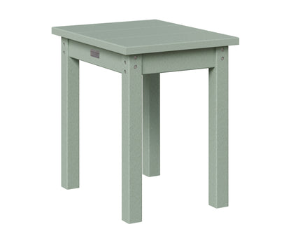 Berlin Gardens HDPE End Table in Sea Foam