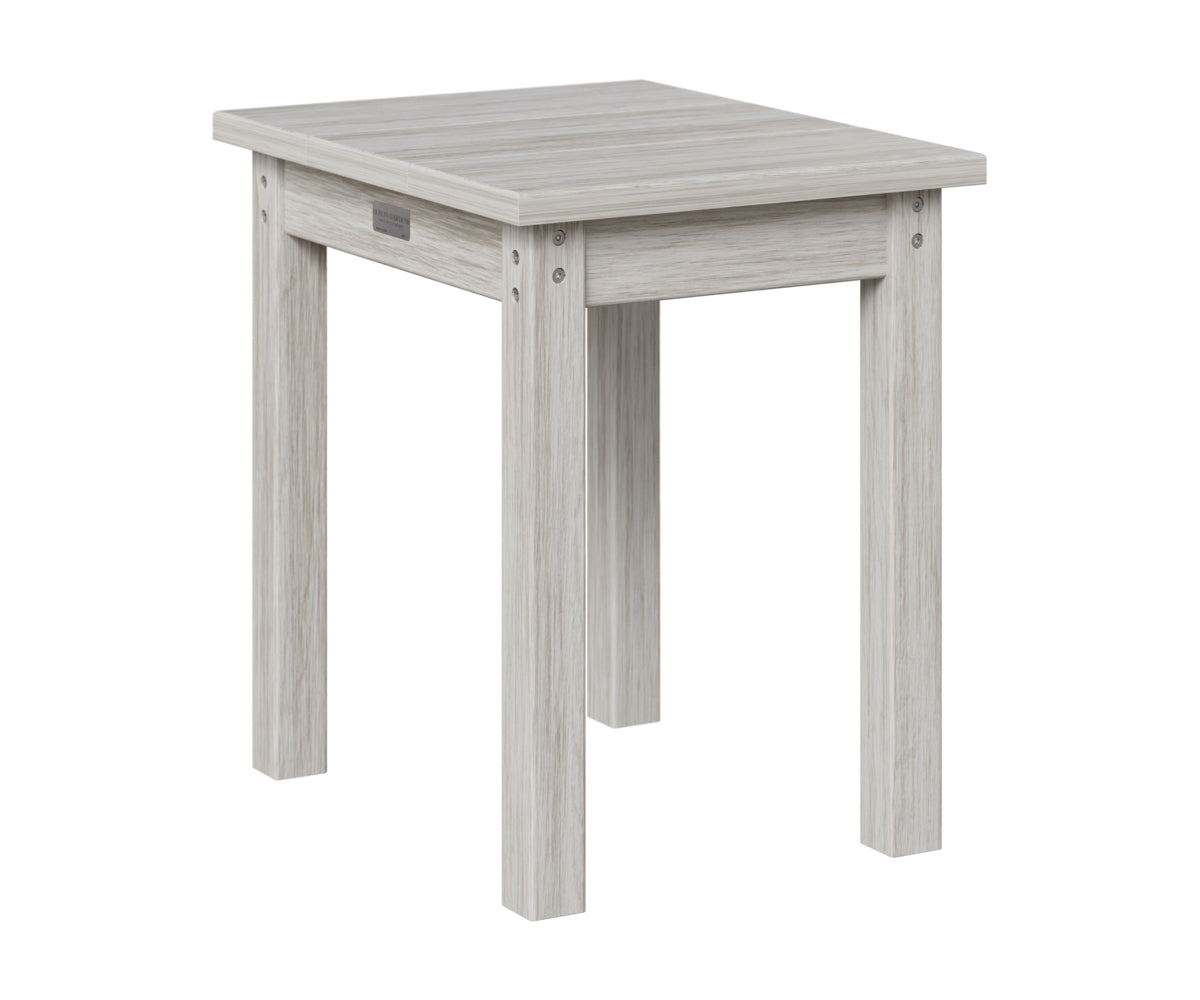 Berlin Gardens HDPE End Table in Seashell