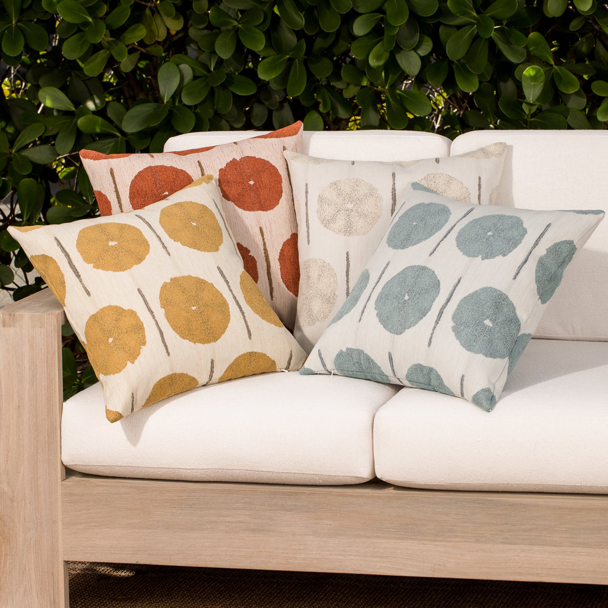 Elaine Smith Solstice Mist Outdoor Pillow