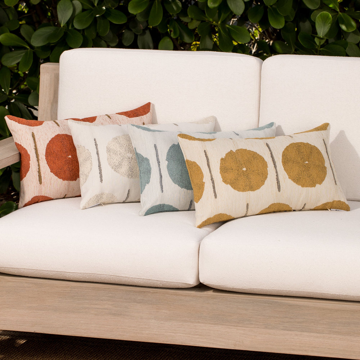 Elaine Smith Solstice Mist Outdoor Pillow