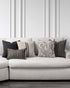 Elaine Smith Ebony 5-pillow outdoor pillow set, beige and ivory