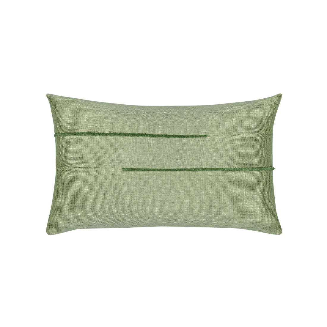 Elaine Smith Micro Fringe Meadow Lumbar outdoor pillow