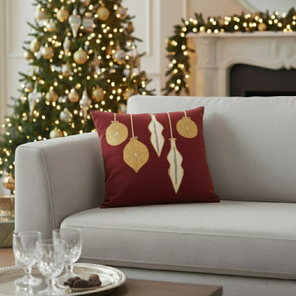 Elaine Smith Ornaments Ruby Outdoor Pillow