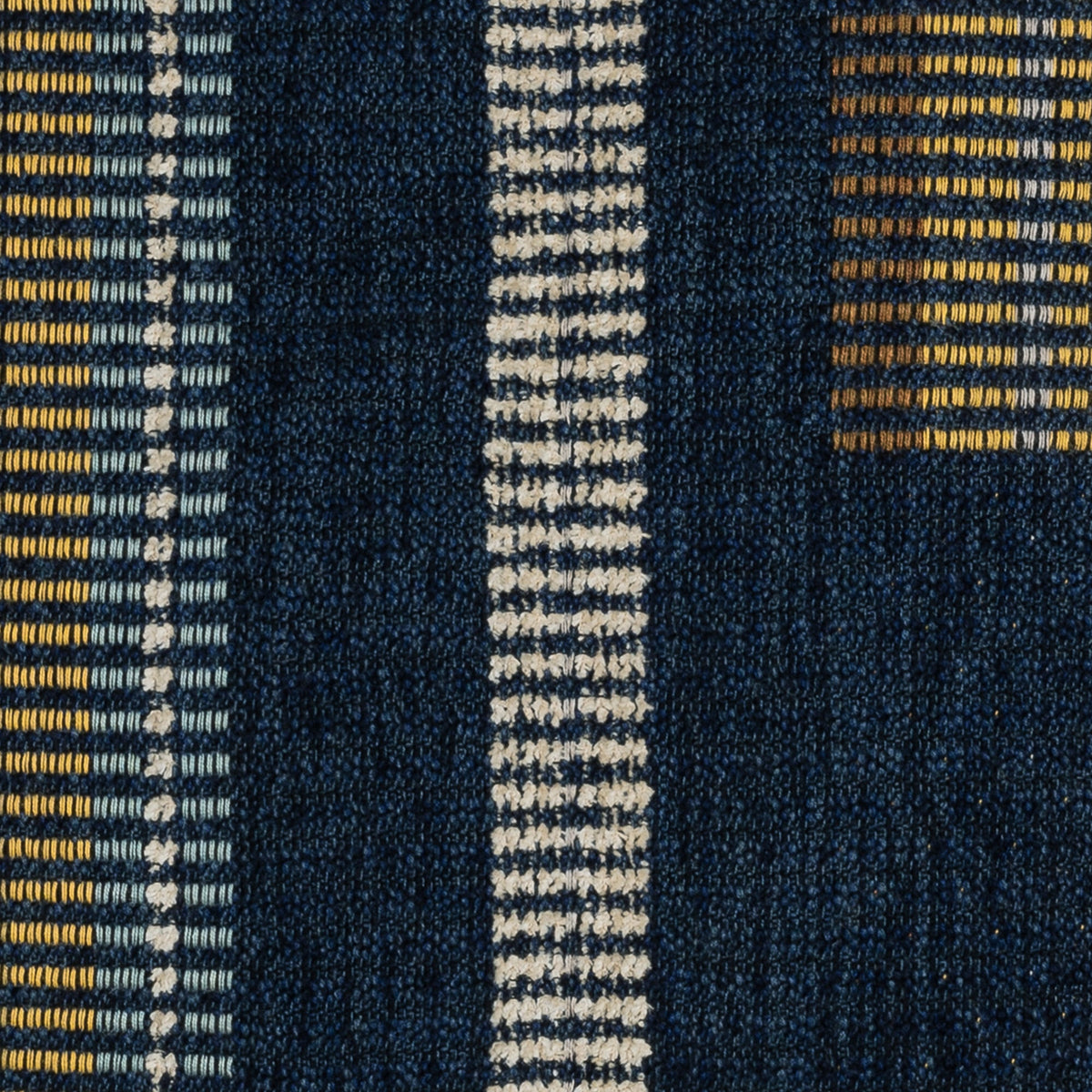 Elaine Smith Voyage Indigo outdoor pillow, navy - view 7