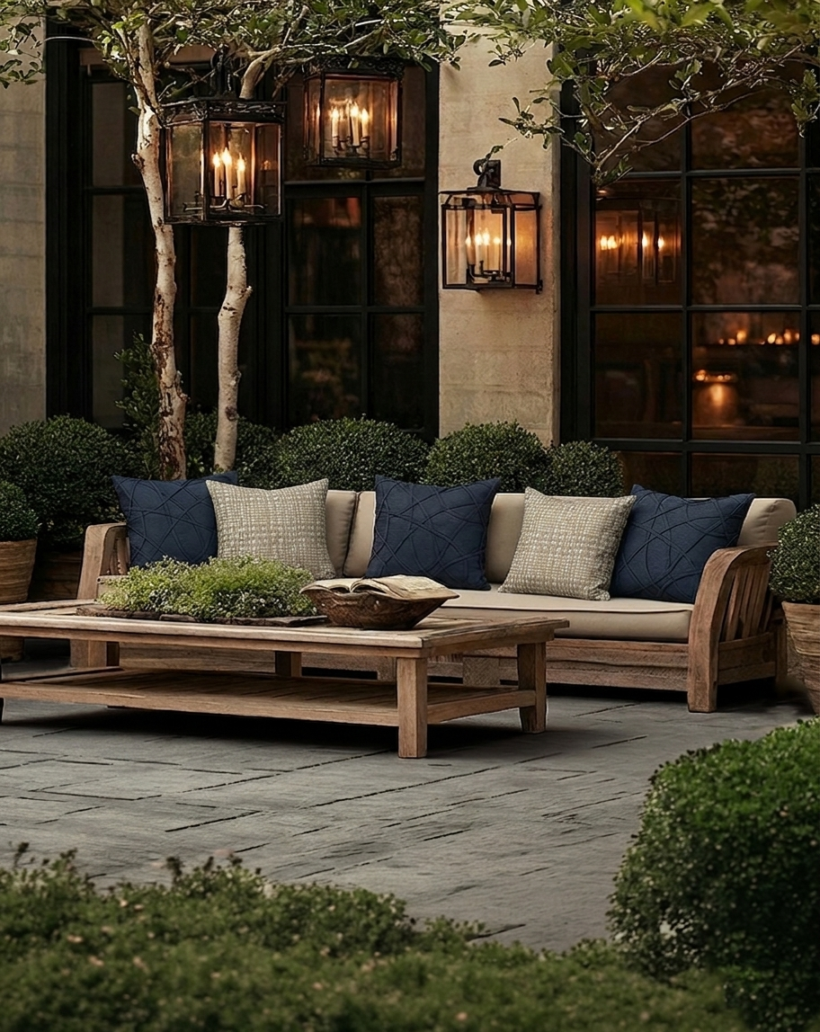 Elaine Smith Channel Sable outdoor pillow, brown - view 11
