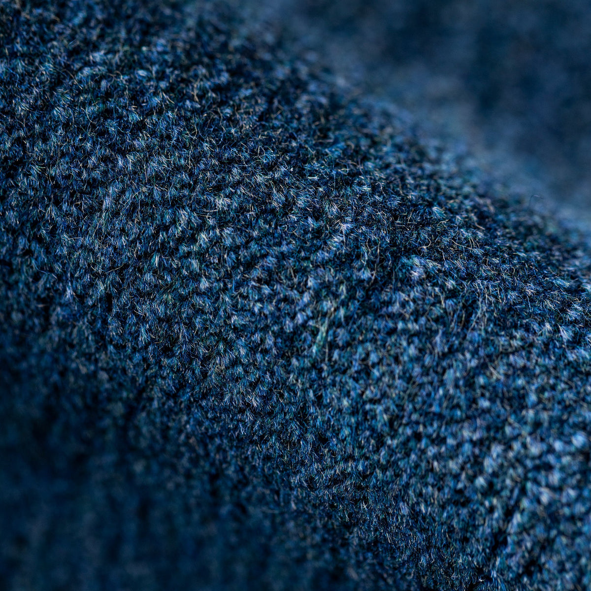 Elaine Smith Luxe Velour Indigo outdoor pillow, navy - view 8