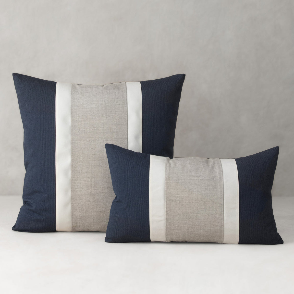 Elaine Smith Nevis Indigo outdoor pillow, navy - view 4