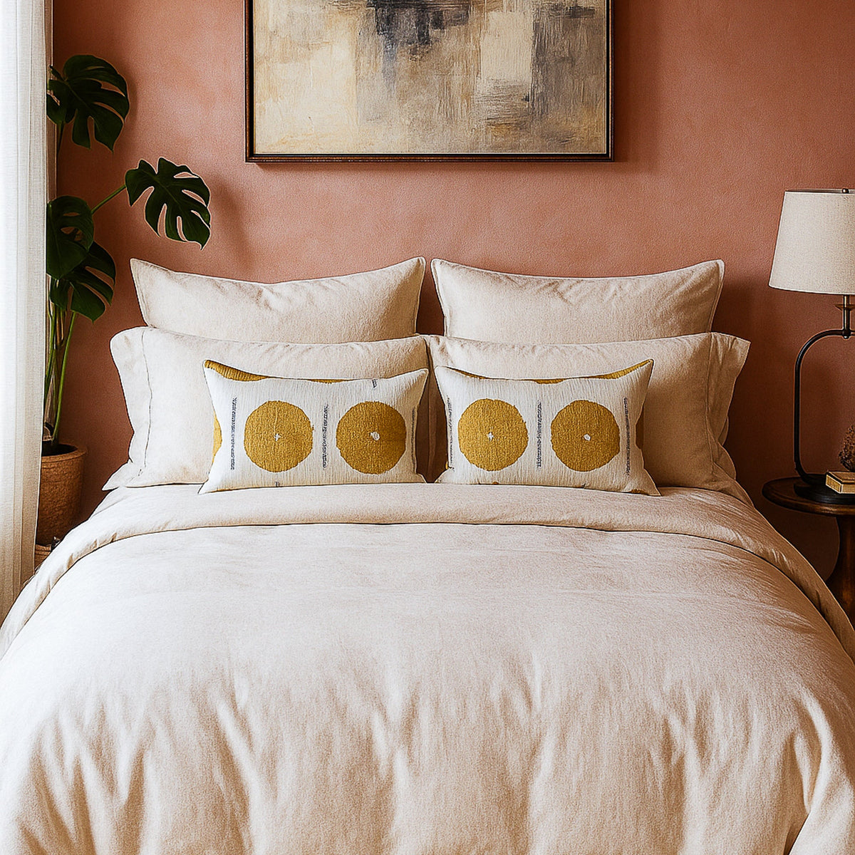 Elaine Smith Solstice Gold outdoor pillow, gold - view 3