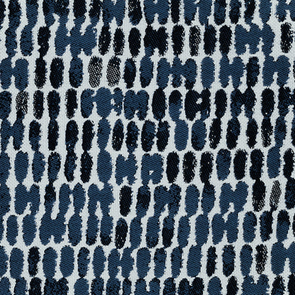 Elaine Smith Thumbprint Indigo outdoor pillow, navy - view 7
