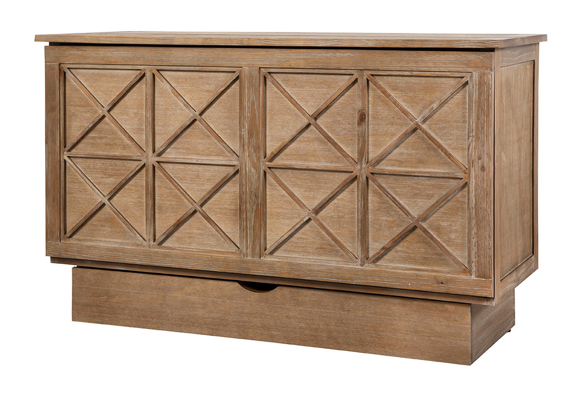 Essex Murphy Bed in Ash closed cabinet