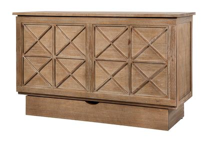 Essex Murphy Bed in Ash closed cabinet