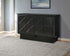 Essex Murphy Bed in Black closed cabinet