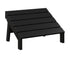 Berlin Gardens Mayhew Adirondack Folding Footstool in Black