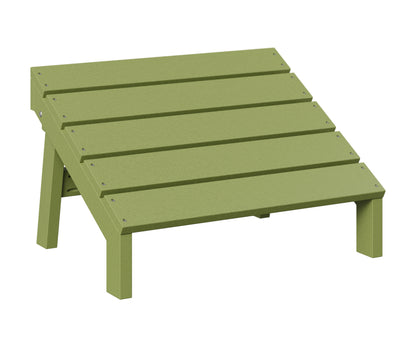 Berlin Gardens Mayhew Adirondack Folding Footstool in Kiwi Green