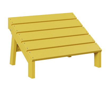 Berlin Gardens Mayhew Adirondack Folding Footstool in Sunburst Yellow