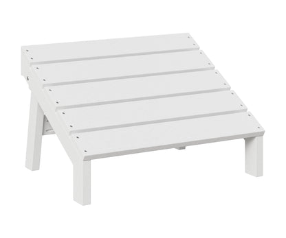 Berlin Gardens Mayhew Adirondack Folding Footstool in White