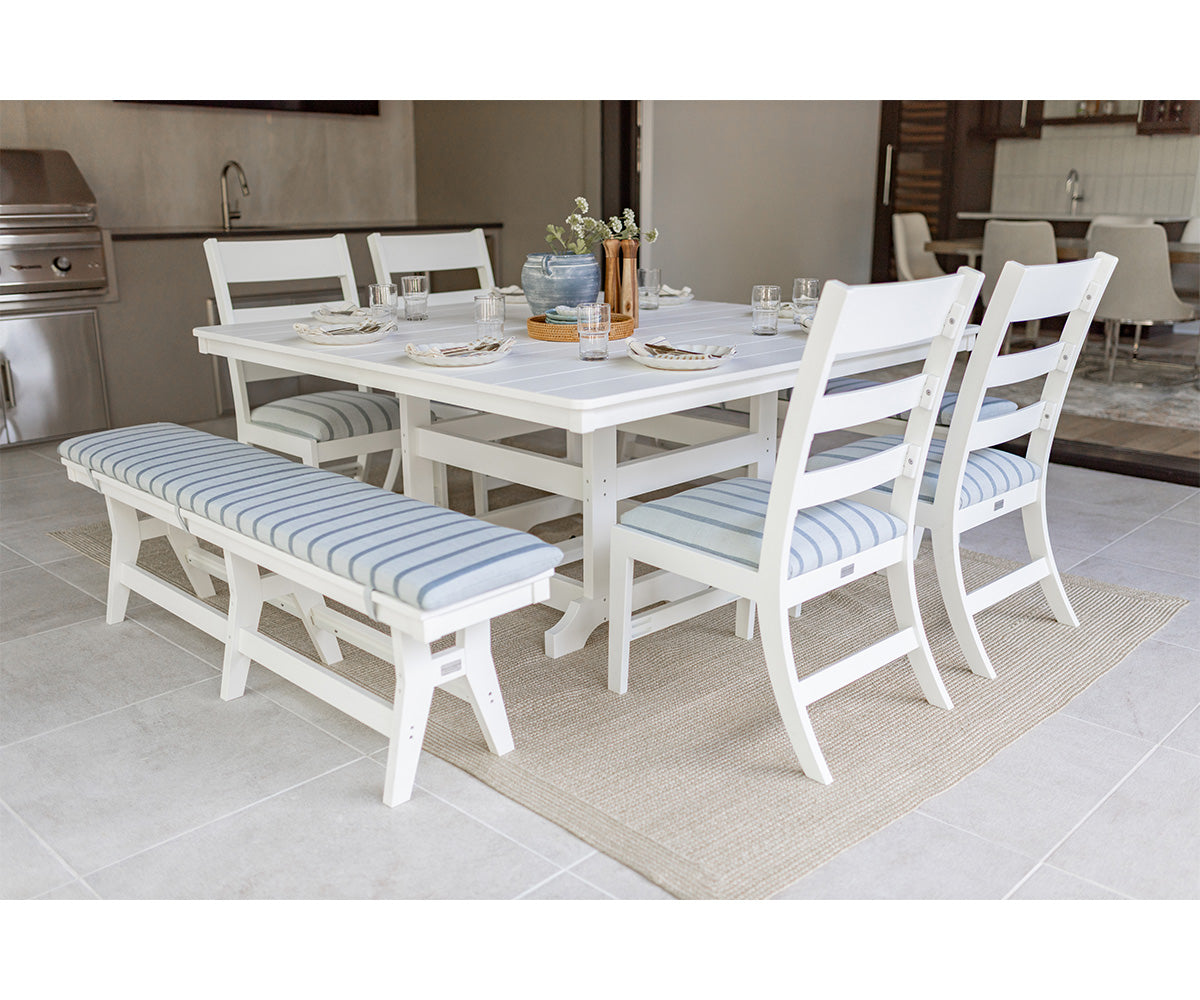 Berlin Gardens Garden Classic 66" Square Table, lifestyle photo 2