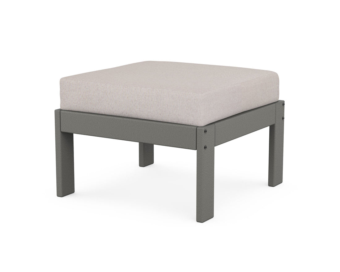 POLYWOOD Vineyard Modular Ottoman in Slate Grey