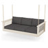 POLYWOOD Vineyard Daybed Swing in Sand / Ash Charcoal