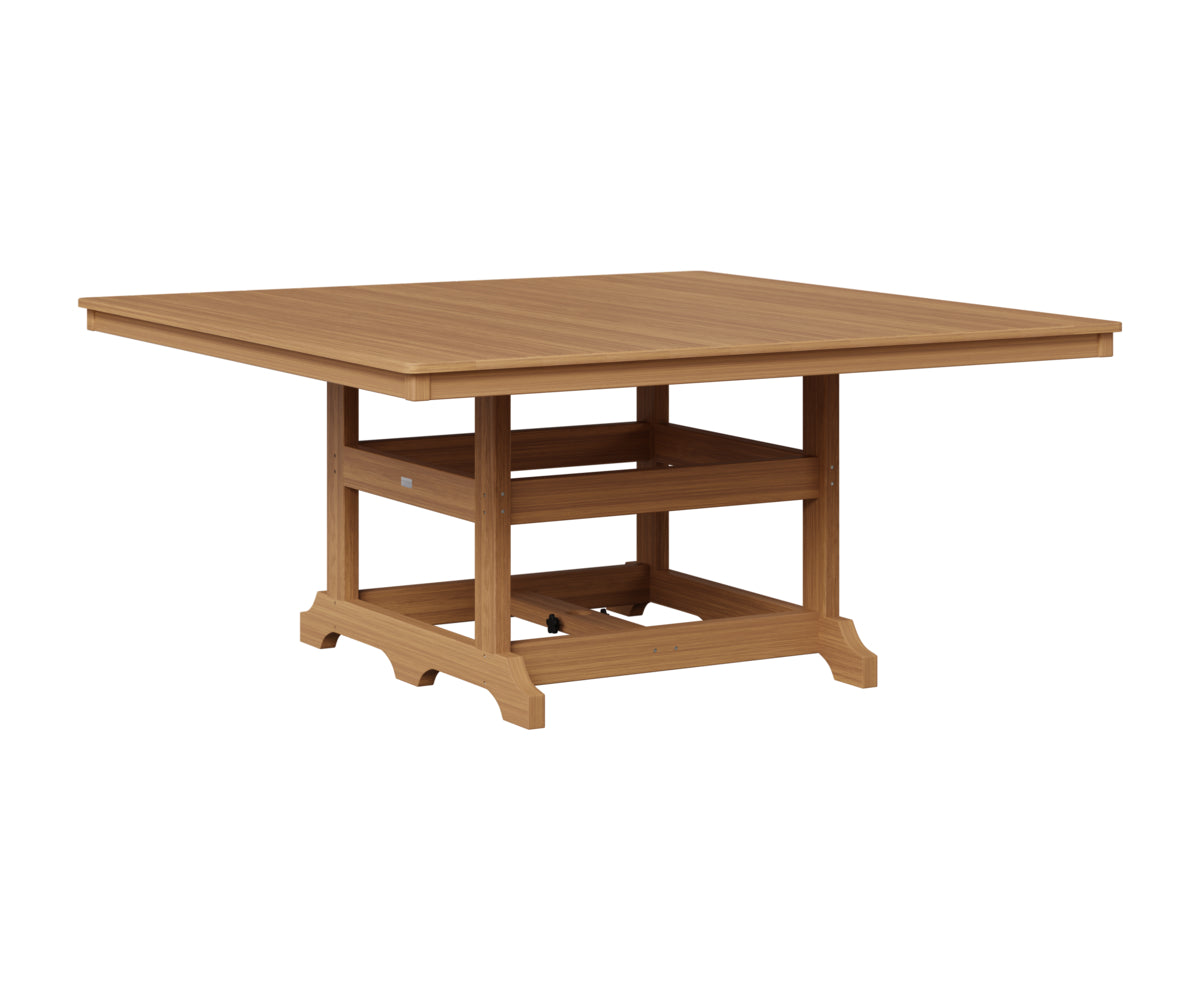 Berlin Gardens Garden Classic 66" Square Table in Natural Teak