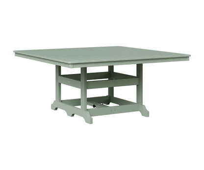 Berlin Gardens Garden Classic 66" Square Table in Sea Foam