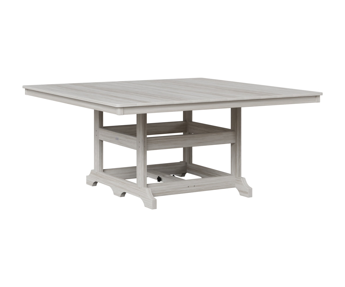 Berlin Gardens Garden Classic 66" Square Table in Seashell