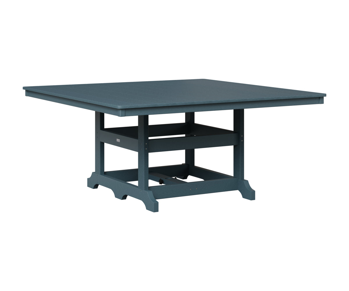 Berlin Gardens Garden Classic 66" Square Table in Slate