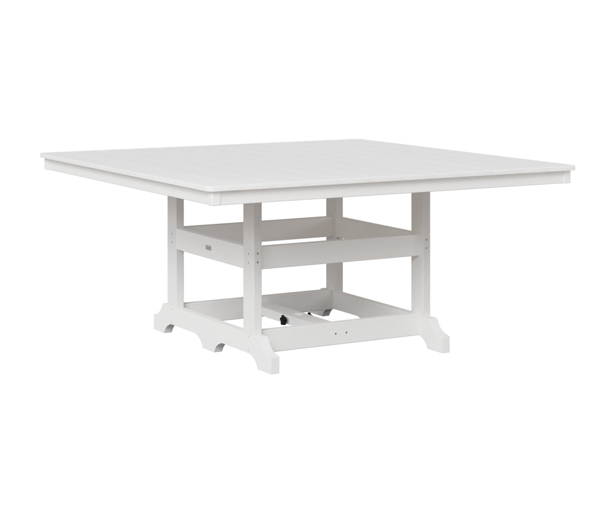Berlin Gardens Garden Classic 66" Square Table in White