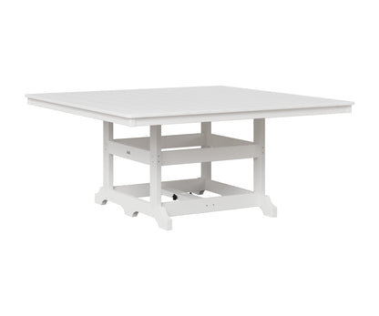 Berlin Gardens Garden Classic 66" Square Table in White