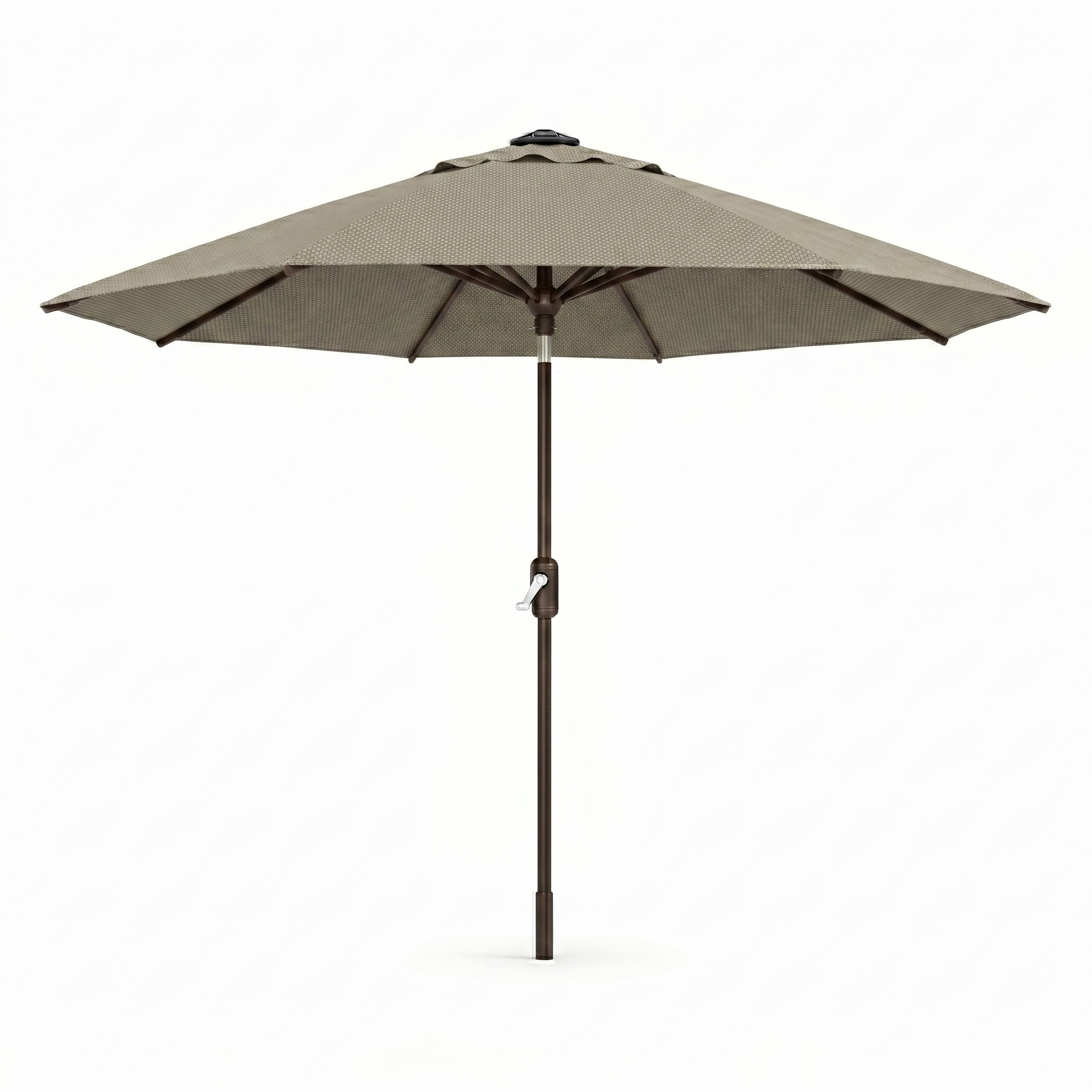 Lighthouse Casual Swirl Tilt Solar Umbrella with LED Lights