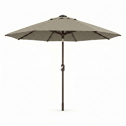 Lighthouse Casual Swirl Tilt Solar Umbrella with LED Lights