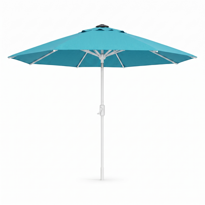 Lighthouse Casual Swirl Tilt Solar Umbrella with LED Lights
