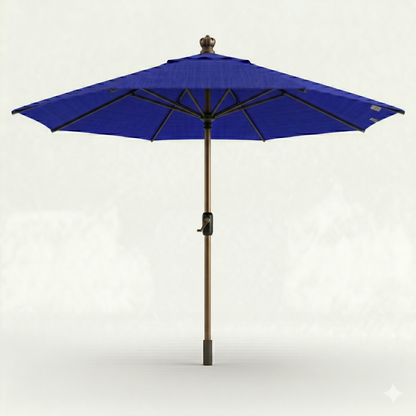 Lighthouse Casual Swirl Tilt Solar Umbrella with LED Lights