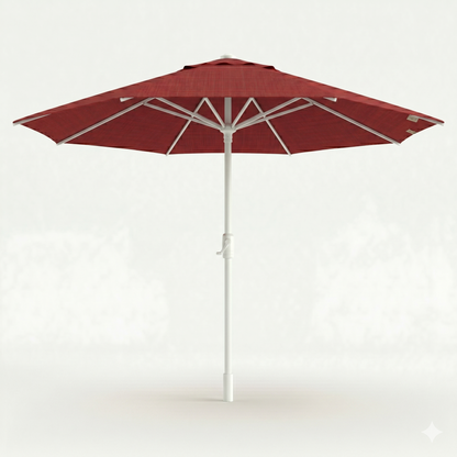 Lighthouse Casual Swirl Tilt Solar Umbrella with LED Lights