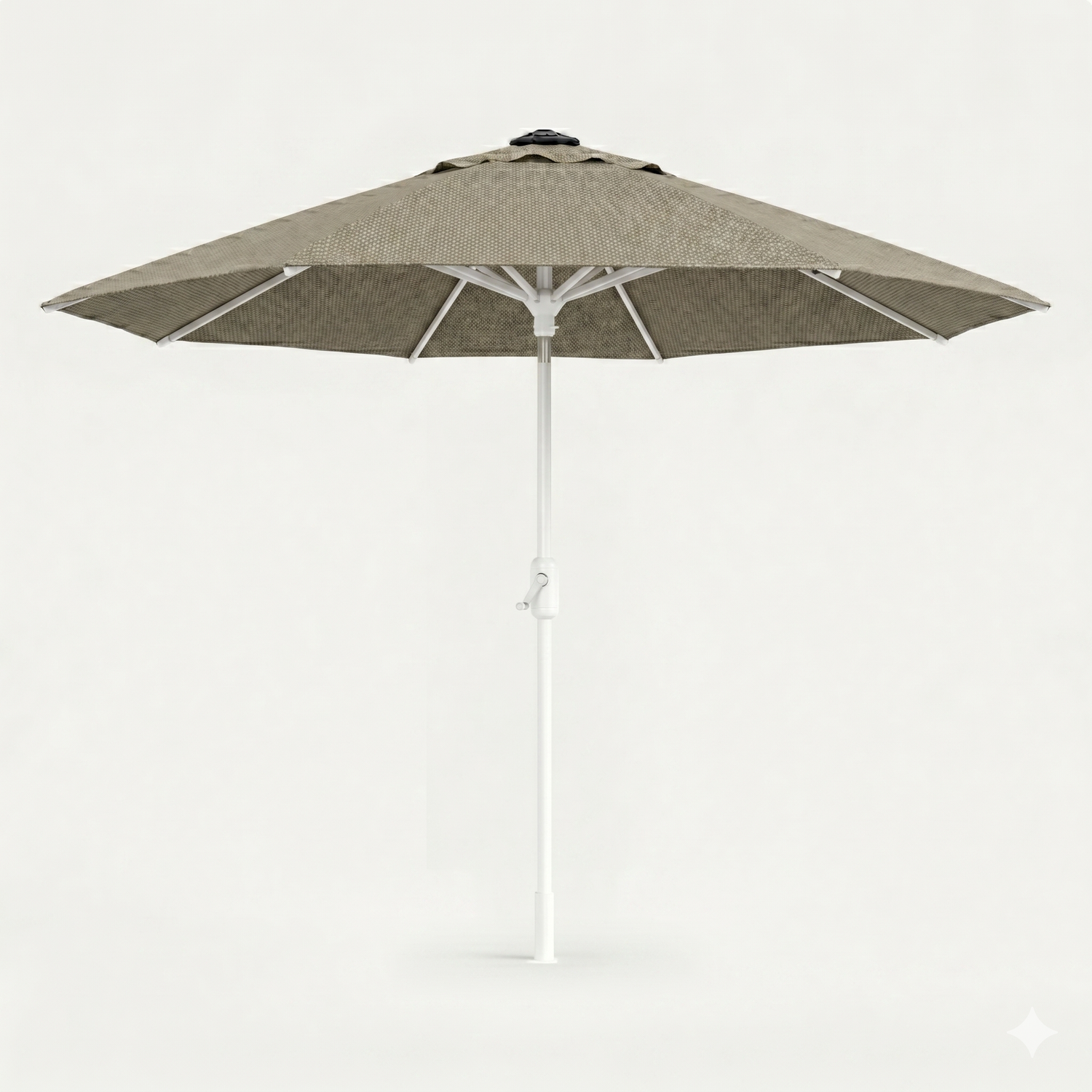 Lighthouse Casual Swirl Tilt Solar Umbrella with LED Lights