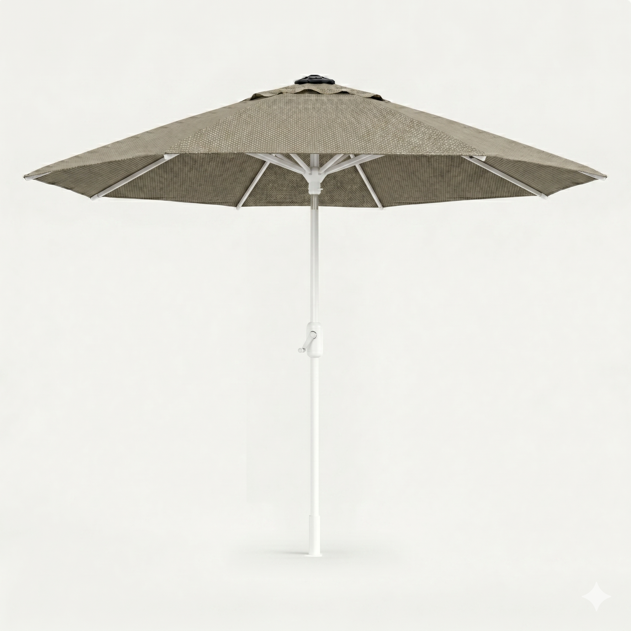 Lighthouse Casual Swirl Tilt Solar Umbrella with LED Lights