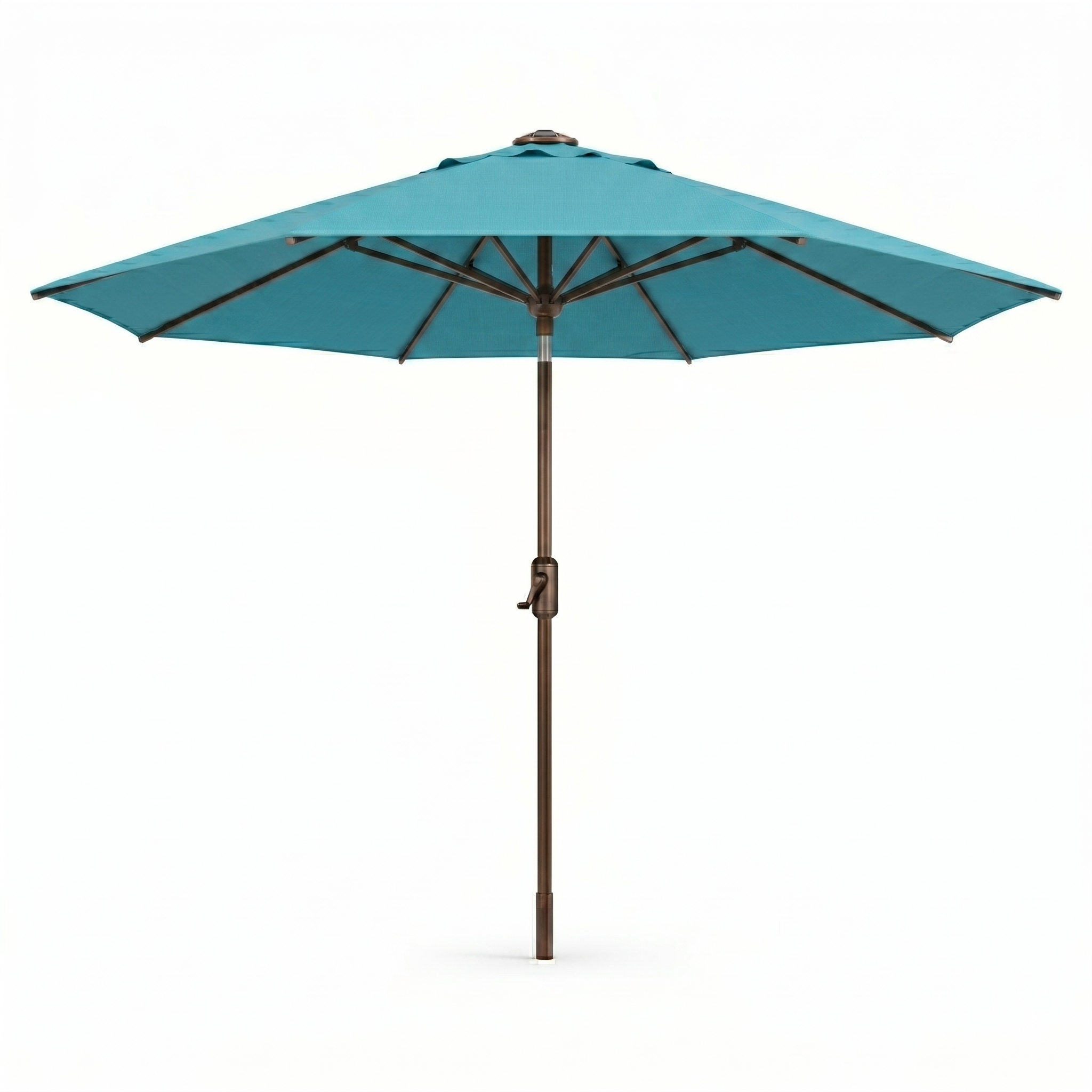 Lighthouse Casual Swirl Tilt Solar Umbrella with LED Lights